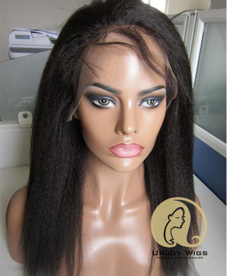 Kinky Straight Full Lace Wigs