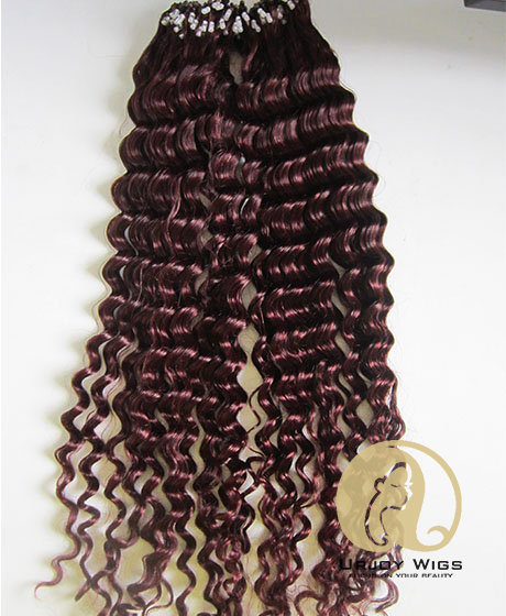 1g per strand Micro Ring Loop Hair Extensions Brazilian Virgin Remy Human Hair extensions
