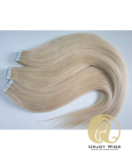#613 european hair straight human hair tape hair