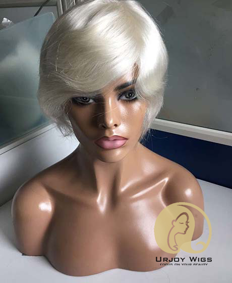 Platinum Blonde European Hair Men Toupee