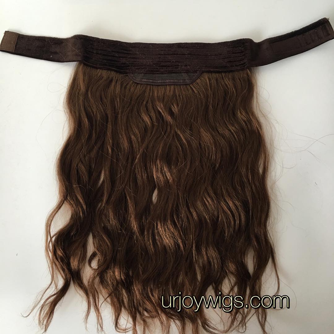 Wholesale ponyband wig 100% human hair bandit