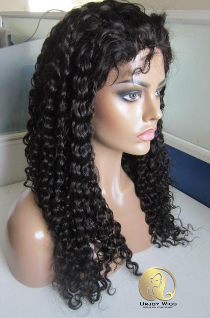 Popular deep wave lace front wigs 