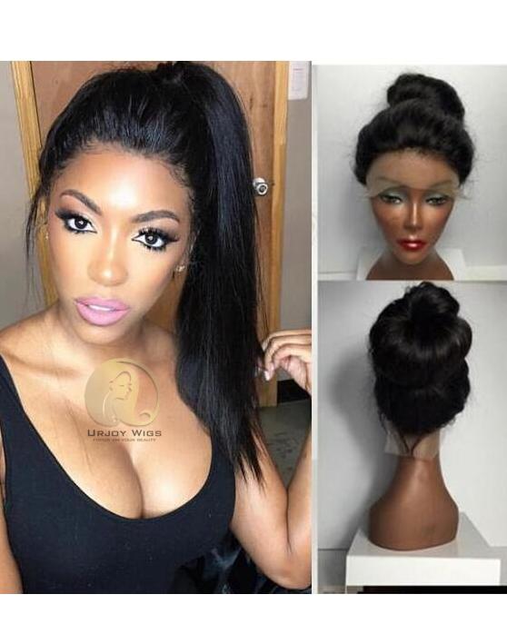 360 lace wigs 150 density 360 lace frontal wig pre plucked natural hairline can put high bun