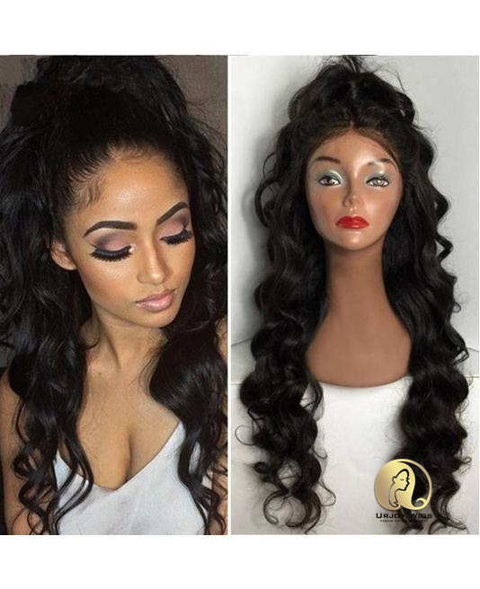 150 density 360 lace wigs hot selling 360 wigs can make high ponytail