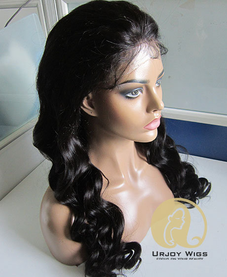 Full PU Cap Wig for Medical Hair Loss 100 Human Hair Wig