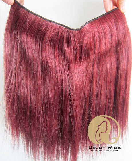 Deep curly clip in human hair extensions