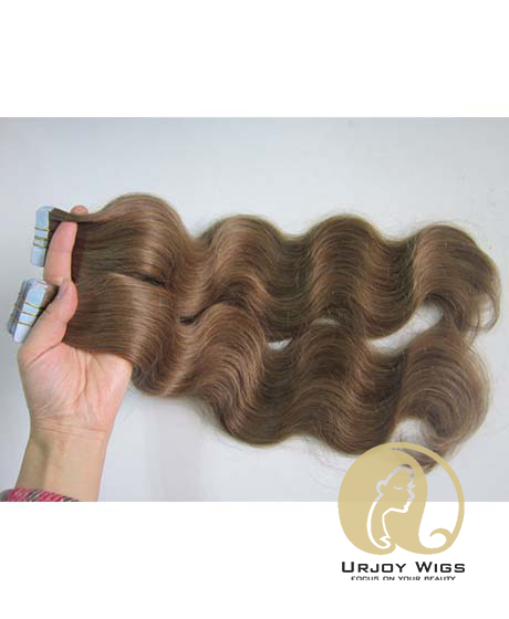 Tape in Human Hair Extensions Top 8A Brazilian Virgin Hair Skin Weft Hair Extensions