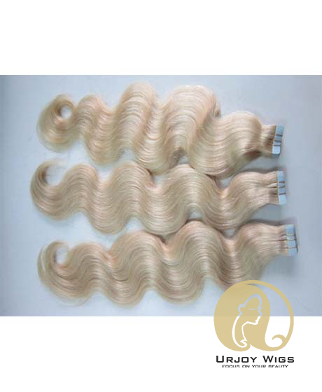 #613 body wave Tape Hair Extensions 40Pcs 100G Skin Weft Hair Extensions Tape In Human Hair Extensions