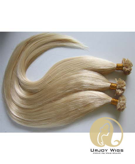 8A Pre Bonded Hair Extensions 1g Flat Tip European Human Hair Keratin Extension
