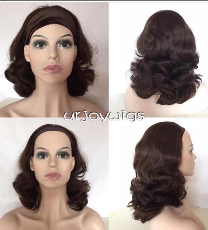 Fine mongolian hair bandfall Jewish wig