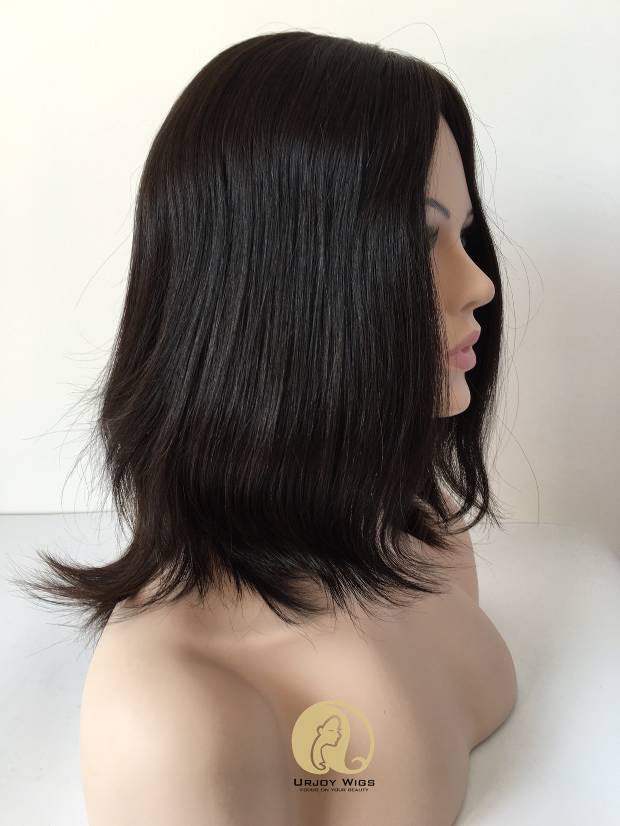 Fine Mongolian hair Jewish wigs 100 human hair sheitels