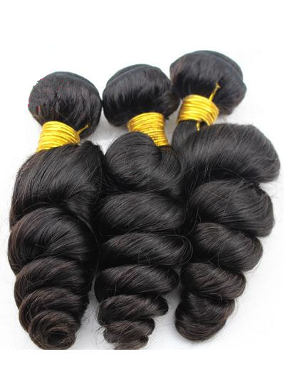 Loose wave human hair bundles top Grade